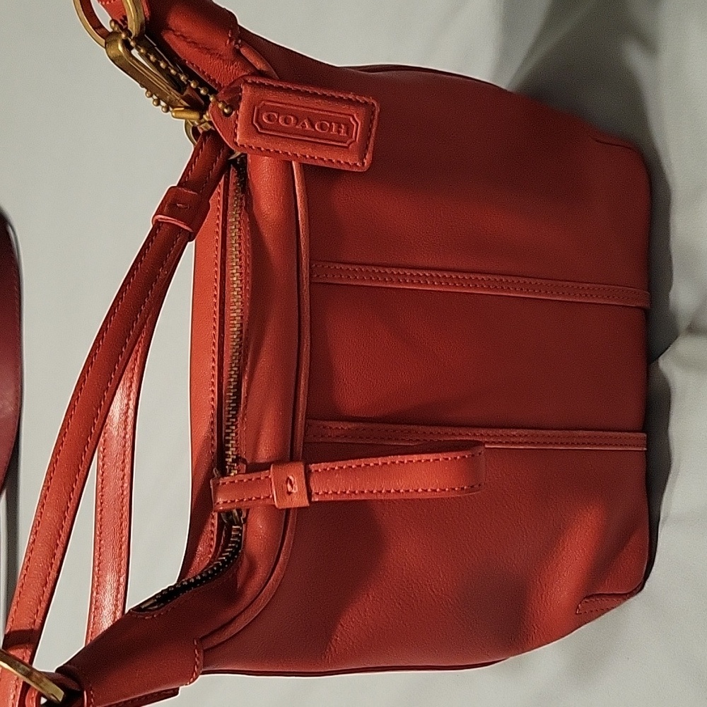 COACH red small bag
